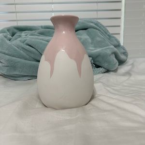 Isaac Mizrahi Vase Pink/White